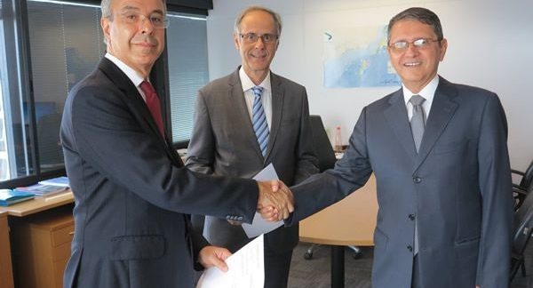 Guilherme França, gerente Executivo de Marketing e Comercialização da Petrobras, Ibsen Flores, presidente da Pré-Sal Petróleo e Paulo Carvalho, diretor Técnico e de Fiscalização da Pré-Sal Petróleo
